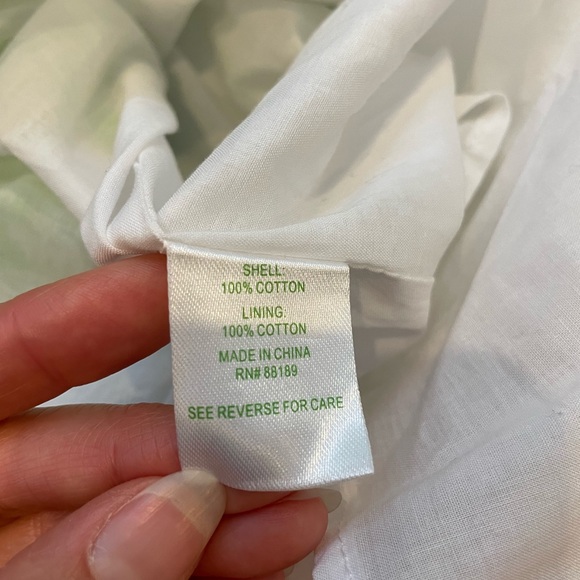 Lilly Pulitzer Strapless Green and White Dress size 8 - Picture 6 of 11